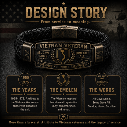 Hot Sale Promo: 49% OFF 🎖️ -Vietnam Veteran Honor Bracelet