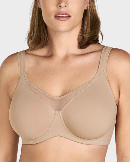 Plus Size Cooling Full Coverage Minimizer Bra