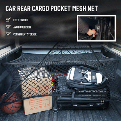 🔥Last 4 hours Sale: Save 49%-🚗Car Rear Cargo Pocket Mesh Net