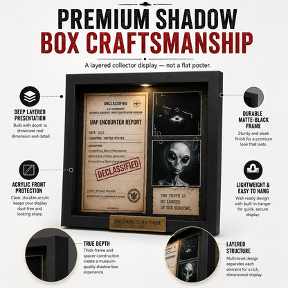 🔥Last Day 49% OFF - 👽 Declassified UAP Encounter File Frame