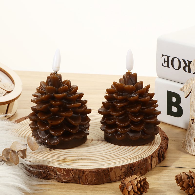 💥Black Friday Sale: Save $20 -🔥Flameless Pinecone Candles Battery Operated with 6 Hour Timer
