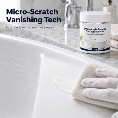 🔥Limited Time:🔥White Acrylic Bathtub Fine Scratch Repair Wax