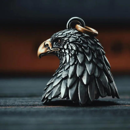🦅Handcrafted HD Eagle Bell -Eagle Bronze Motorcycle Bell🏍️