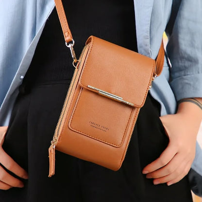 🔥LAST DAY 50% OFF - 👛📱 Dopamine Color Touchscreen Crossbody Phone Wallet