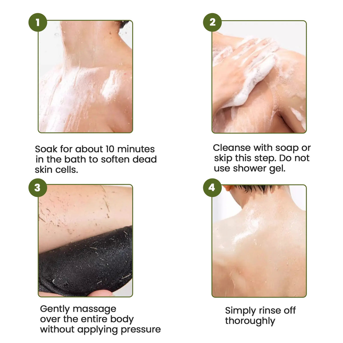 🧤 Exfoliating Gloves – Instantly Remove Dead Skin