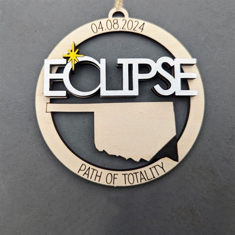 Solar Eclipse 2024 Ornament