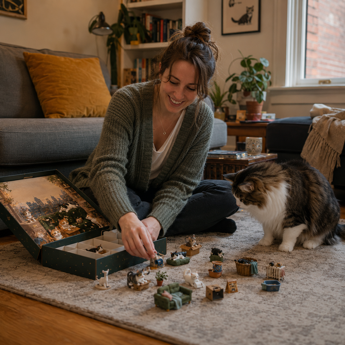 2026 Cat Apartment Chaos Advent Calendar 🐱🏠 – 24 Days of Feline Mischief
