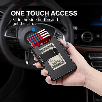 The Ultimate Smart Pop-Up Wallet: Slim, Secure, & RFID Protected