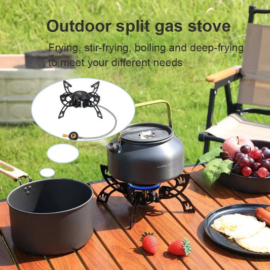 🔥Last Day 49% OFF🔥Outdoor Split Gas Stove Camping Portable Windproof Tea Stove