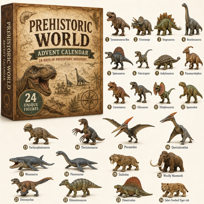 Prehistoric World Advent Calendar – 24 Days of Discovery