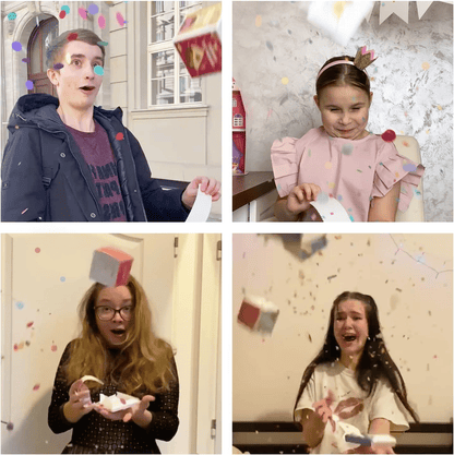 ✨✨ Christmas Exploding Confetti Surprise Card – Pop-Up Joy in Every Envelope 🎄✨
