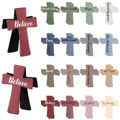 🔥LAST DAY 📖12 Pcs Magnetic Cross Bookmarks Gifts for Bible Study, Readers, Teachers, Students🌸✝️