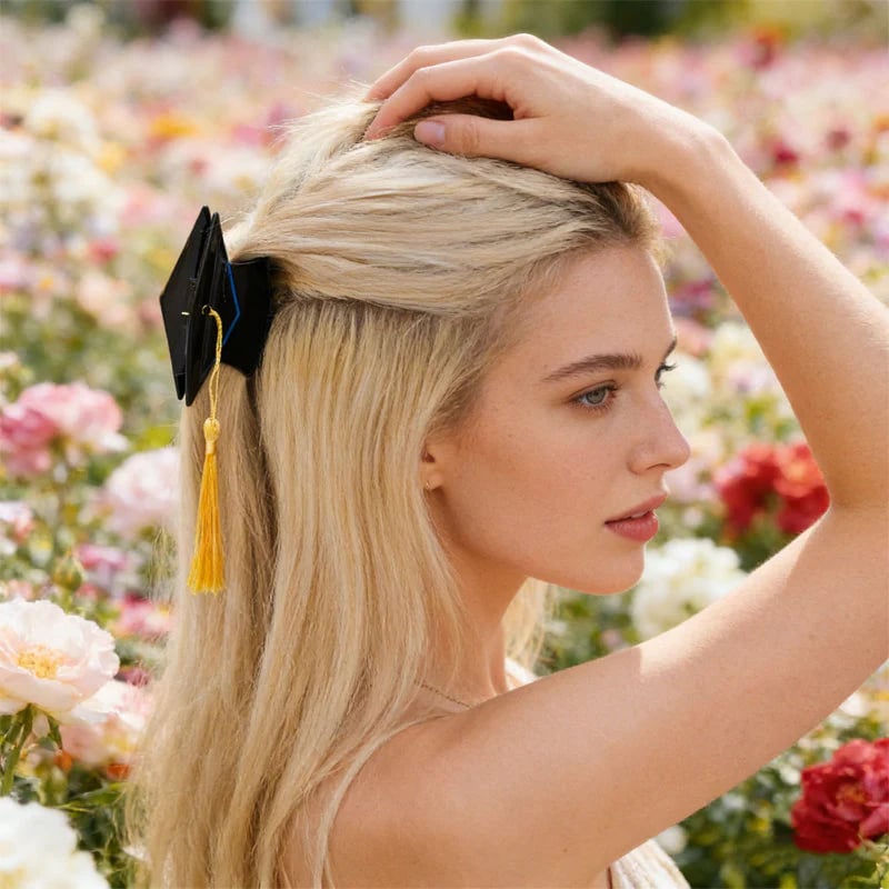 🎓Graduation Cap Hair Claw🥇✨: Celebrate Your Grad Milestone in Style 🥳