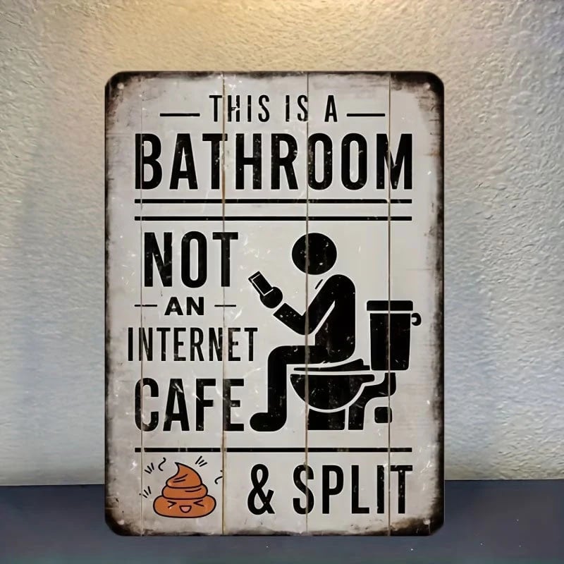 🔥Last Day 50% OFF - 🚽 This Is a Bathroom, Not an Internet Café