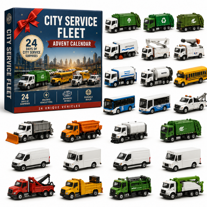 🚜 Build the Fleet Collection 24‑Day Vehicle Advent Calendar Series