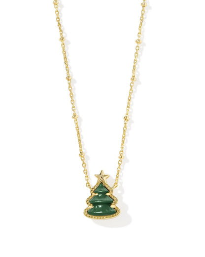 🔥Last Day 50% OFF - 🎄🎁Gold Christmas Short Pendant Necklace