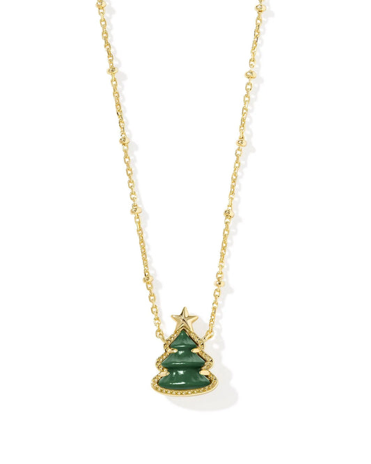 🔥Last Day 50% OFF - 🎄🎁Gold Christmas Short Pendant Necklace