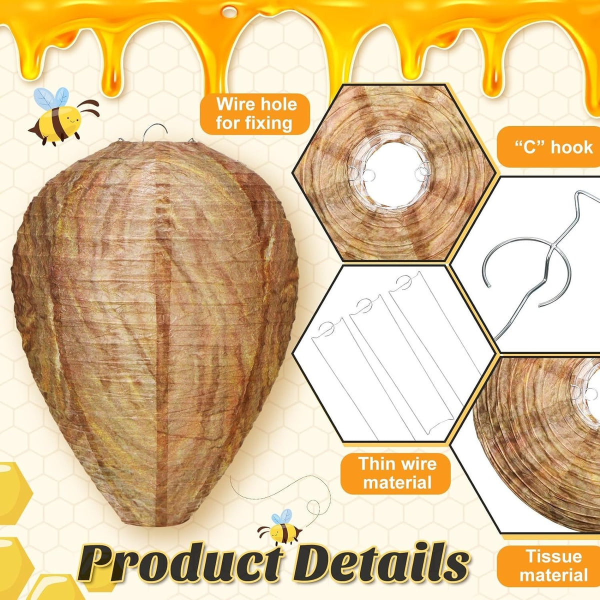 🔥Last 4 hours Sale: Save 49%-🐝Natural Wasp Deterrent Hive
