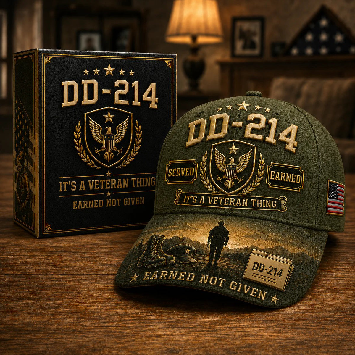 🔥Hot Sale 50% OFF - 🎖️DD-214 Served Earned Commemorative Cap(Breathable & Lightweight Comfort & Unisex Fit)