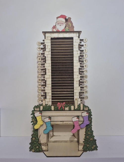 🔥LAST DAY SALE 50% OFF🌲Family Christmas activities advent calendar, Father Christmas/Santa countdown chimney