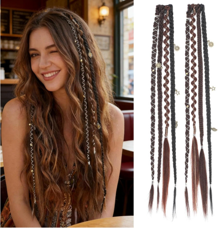 ✨ Festival Boho Braided Hair Extensions | 3 Ways to Style Your Dreadlock Hair
