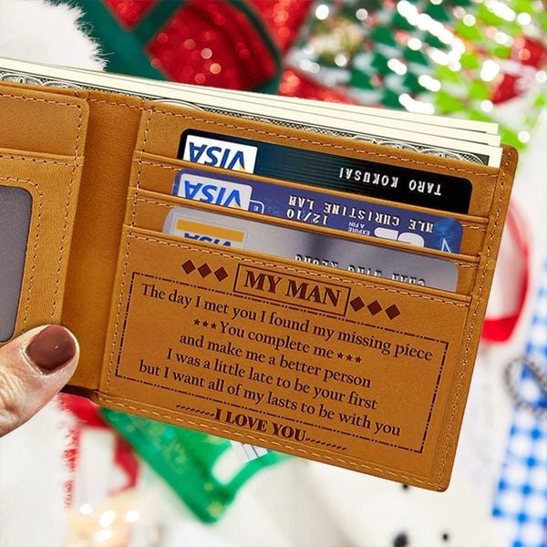 🔥LAST DAY 50% OFF💸Engraved Genuine Leather Wallet🎁