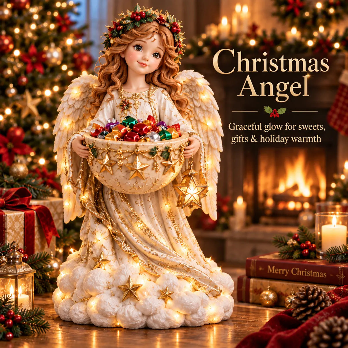 ✨Last Day 50% OFF✨ Lighted Christmas Candy Bowl Collection – 5 Festive Holiday Designs