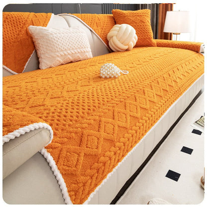 🛋️ Soft Non-Slip Jacquard Sofa Cover – Washable Furniture Protector for Couch & Sectional