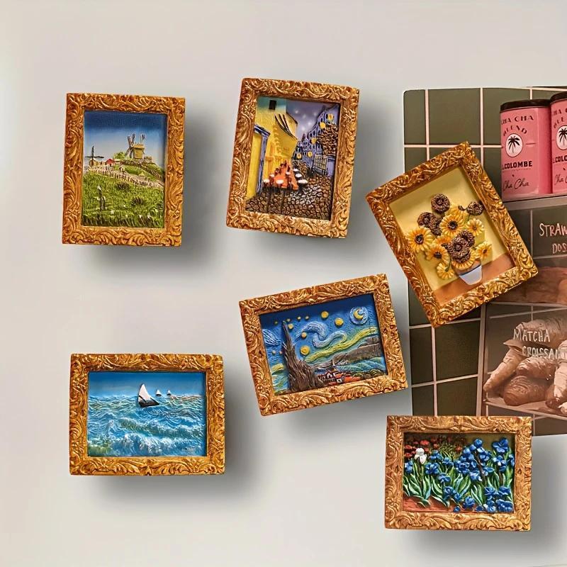🔥Last Day 💖Van Gogh Inspired Fridge Magnet Set