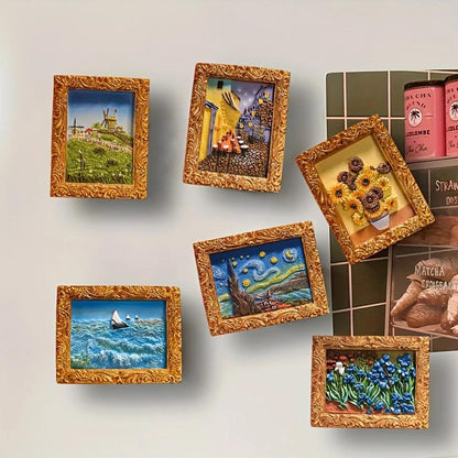 🔥Last Day 💖Van Gogh Inspired Fridge Magnet Set