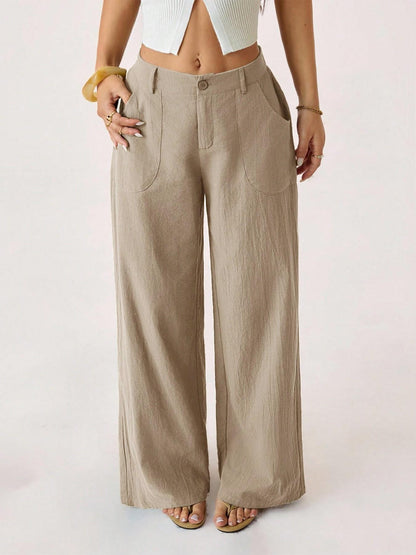 💃❤️Women's Summer Classical Linen Lightweight Palazzo Pants