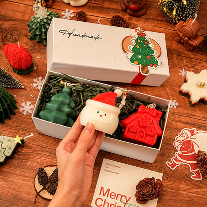🎅Handmade Christmas Scented Candle Gift Set: A Festive Essential for Atmosphere & Gifting🕯️🎄