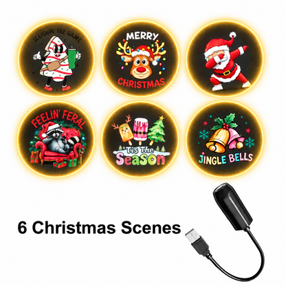 Plug‑and‑Play HD Holiday Projector, Multi‑Scene Projection Light for Christmas, Halloween & Faith‑Themed Decor 2026