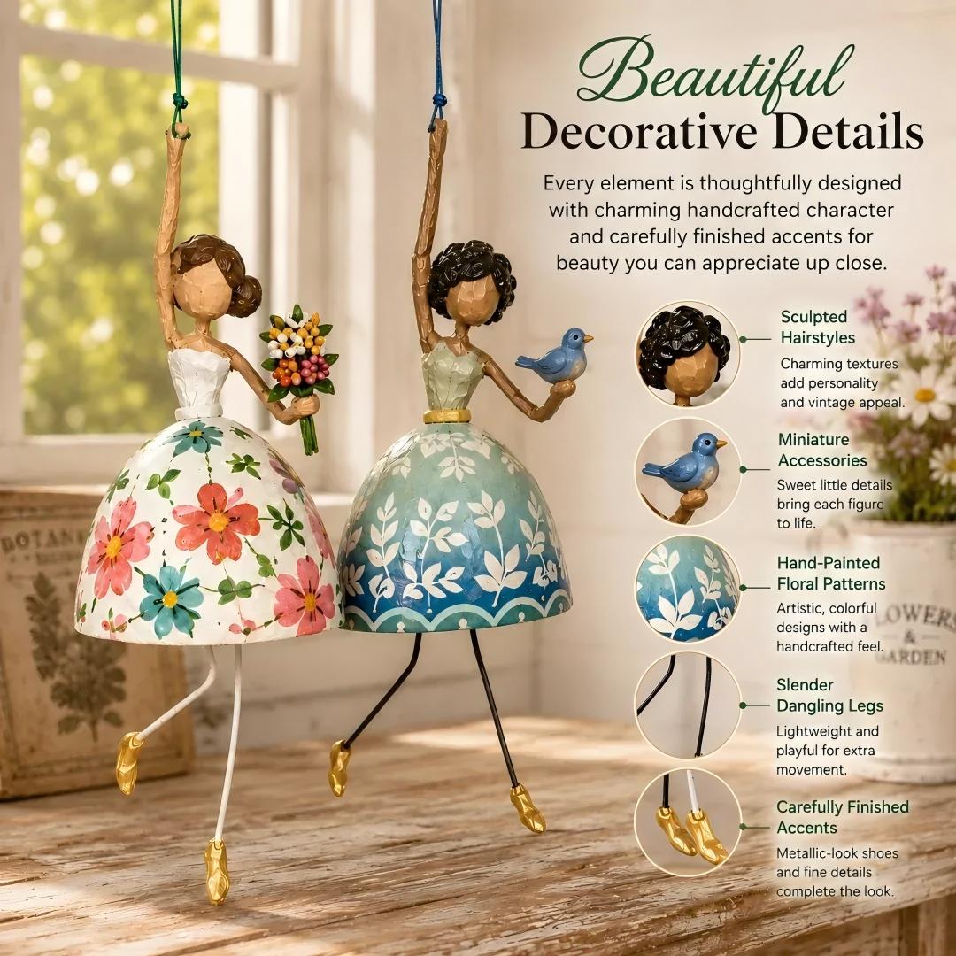 💃Last Day Sale 49% OFF🌸 Let Your Space Dance — Whimsical Dancing Lady Hanging Ornament