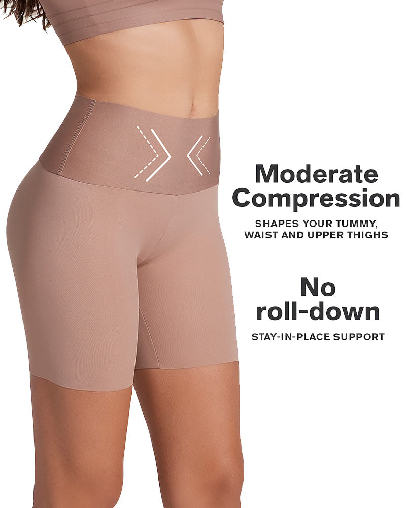 Women's Seamless High Waist Body Shaping Tummy Control Non-slip Shorts