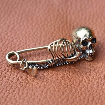 🔥🎁 - 🧷Mystical Skull Pin Brooch - Gothic Style Jewelry
