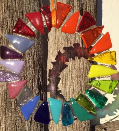 🔥LAST DAY 50% OFF - 🌈✨Rainbow wreath suncatcher