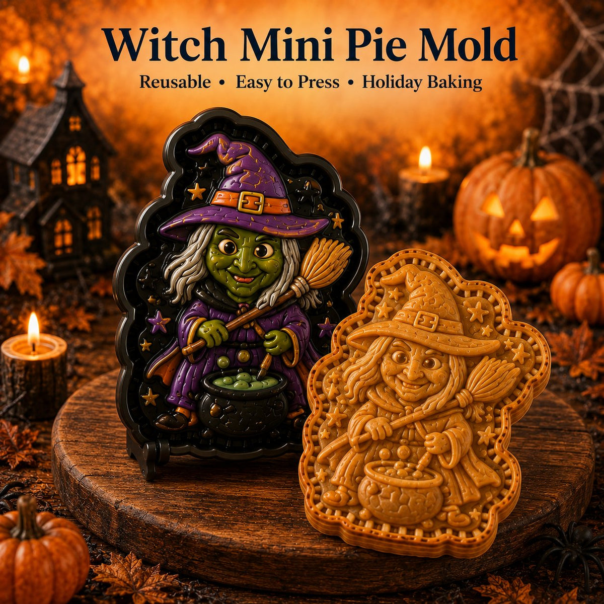 🎃 Halloween Mini Pie Mold Collection🚚