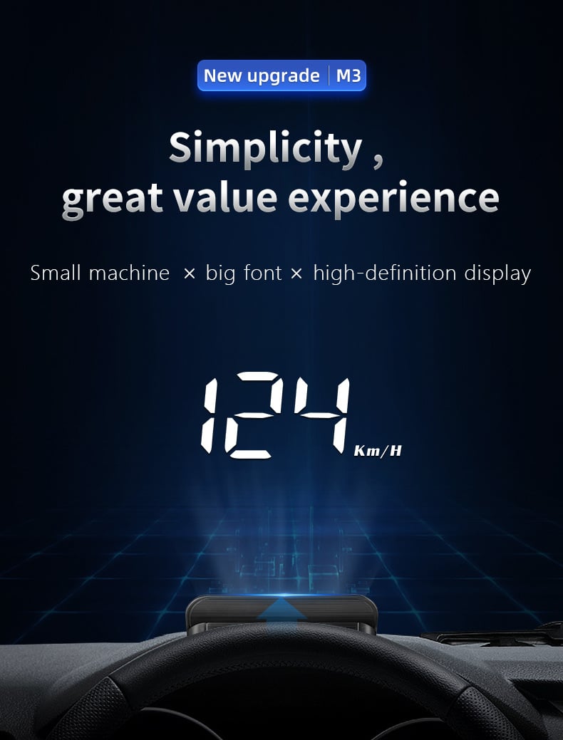 🎁2026 New Year Hot Sale: HALF PRICE -OBD2 HUD Car Head Up Display Projector Speedometer