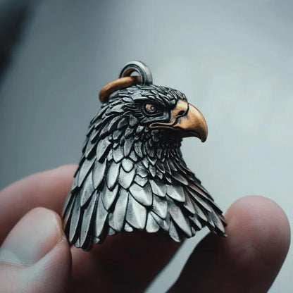 🦅Handcrafted HD Eagle Bell -Eagle Bronze Motorcycle Bell🏍️