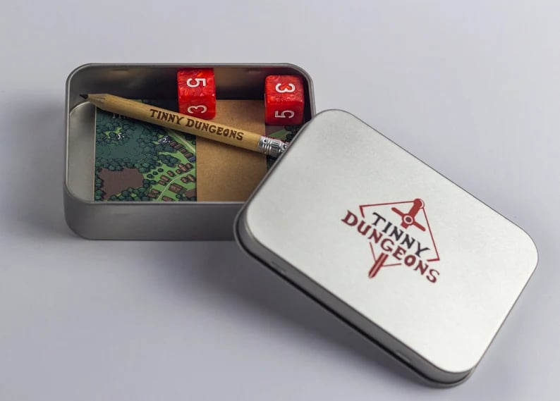 Minimalist Pocket RPG in a Tin Box