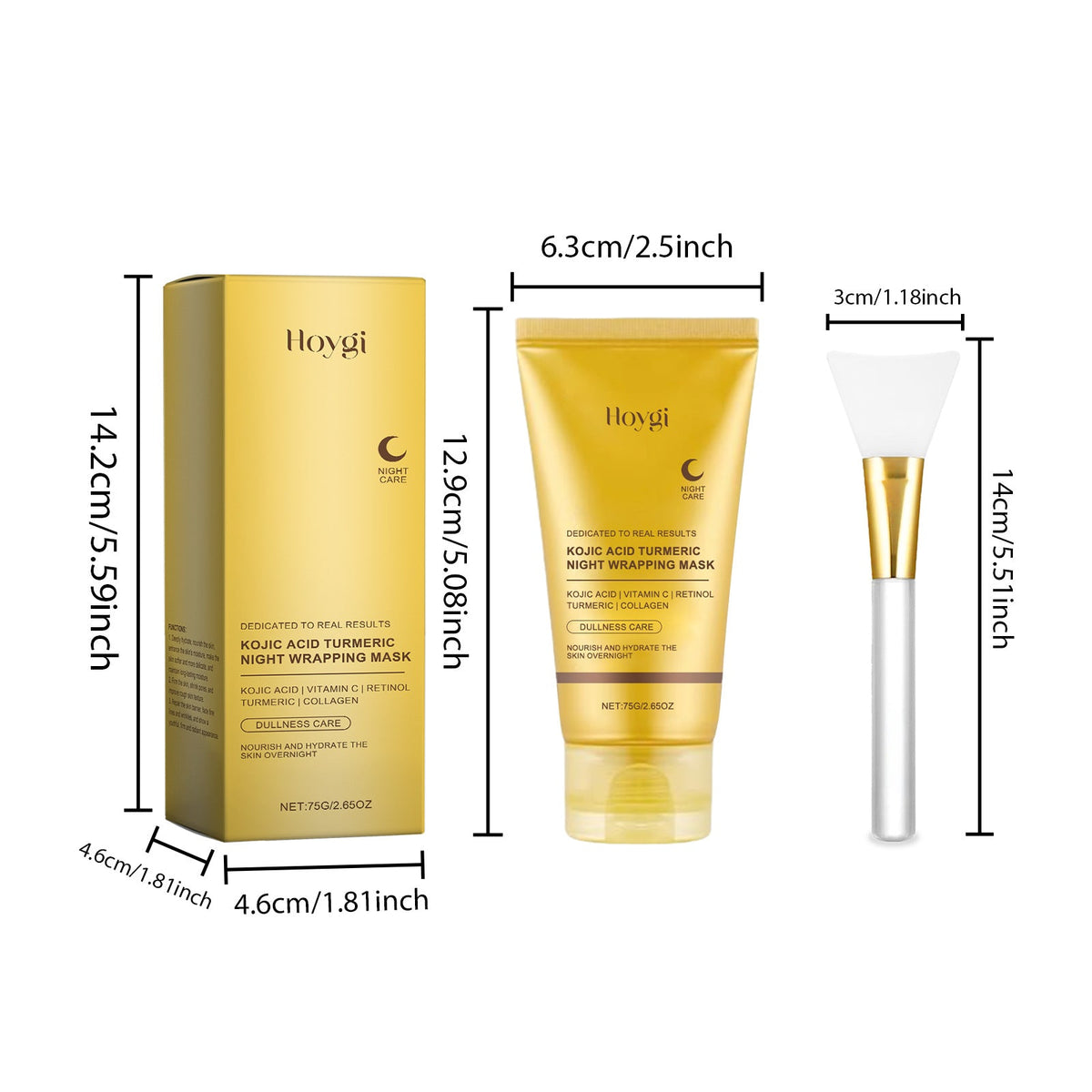 Kojic Acid Turmeric Night Wrapping Mask