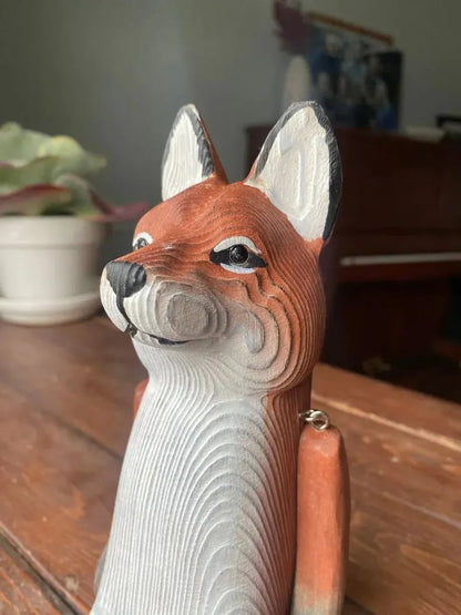🔥Last 4 hours Sale: Save $30 -Hand-Carved Wooden Sitting Animal