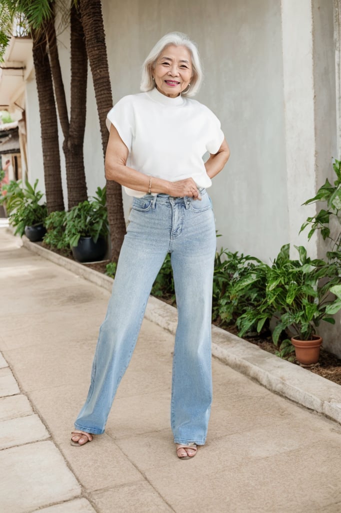 🏆LAST DAY 49% OFF💥 Vintage Wash Plus-Size Jeans -Stretchy, Straight Leg & Butt-Lifting Fit🎁
