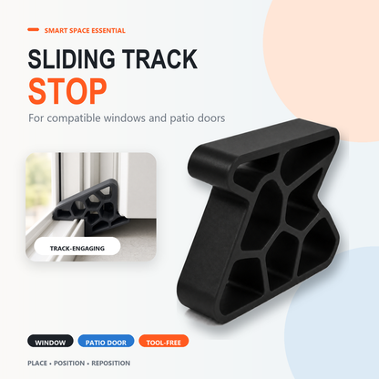 🚪✨ Less Slamming--Secure Track Door Stop
