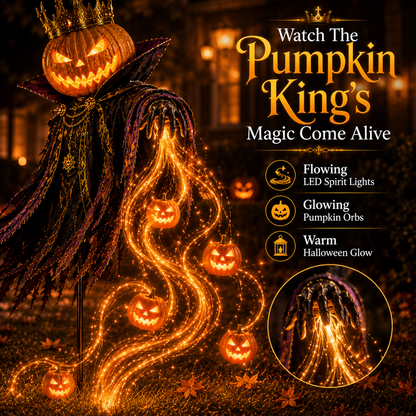 🎁Today 49% OFF🎃Pumpkin King Awakening™ – Flowing LED Halloween Yard Light