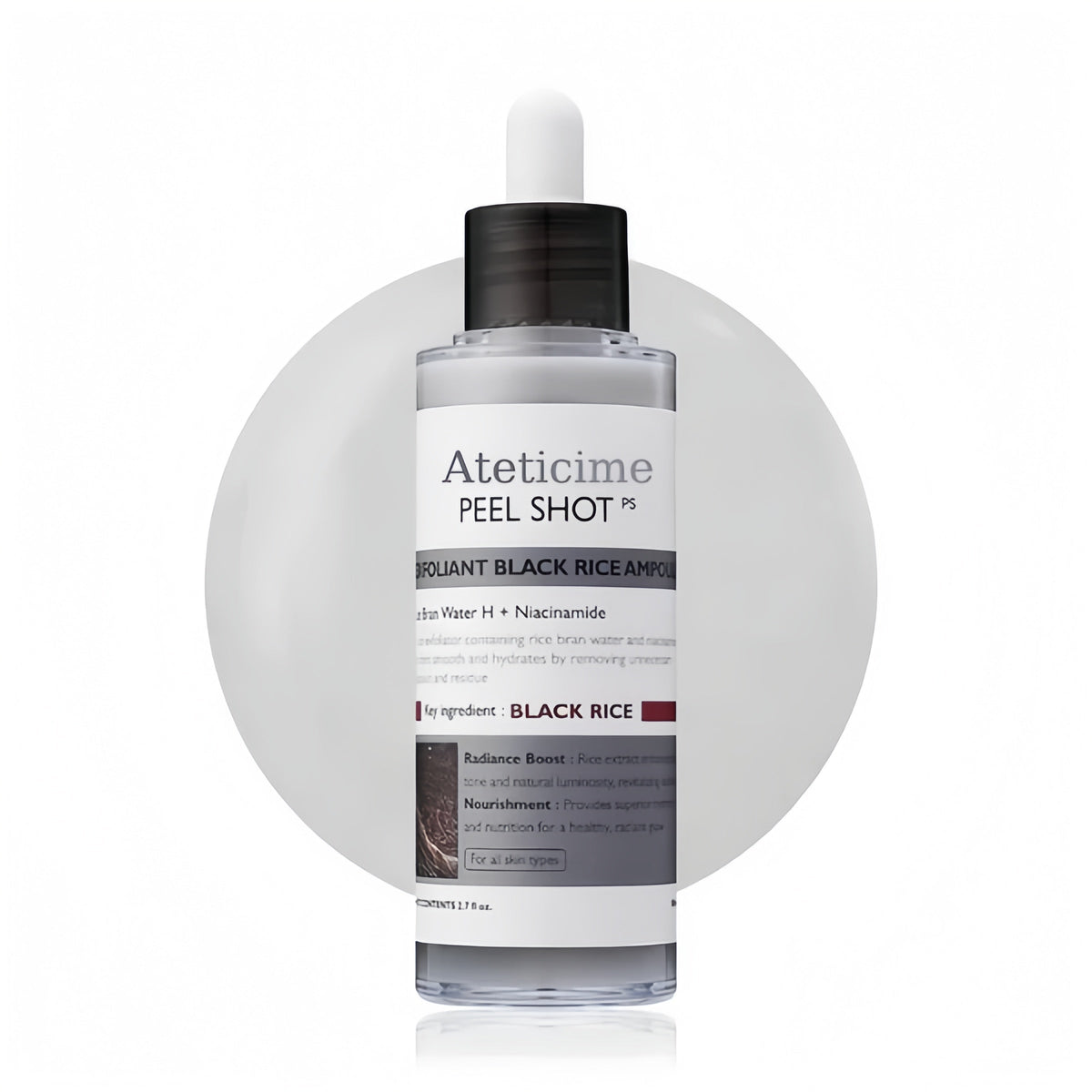 Peel Shot Glow Rice Ampoule Duo - Serums for Brightening, Exfoliating, and Moisturizing