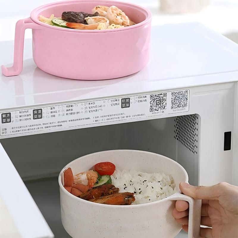 Microwave Safe Ramen Bowl with Lid for Instant Noodles