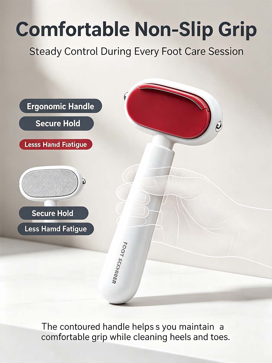 Dual‐Sided Foot Callus Remover, Replaceable Stainless Steel Blade Foot Scraper 🦶
