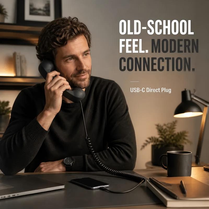 Retro Phone Handset for Smartphone